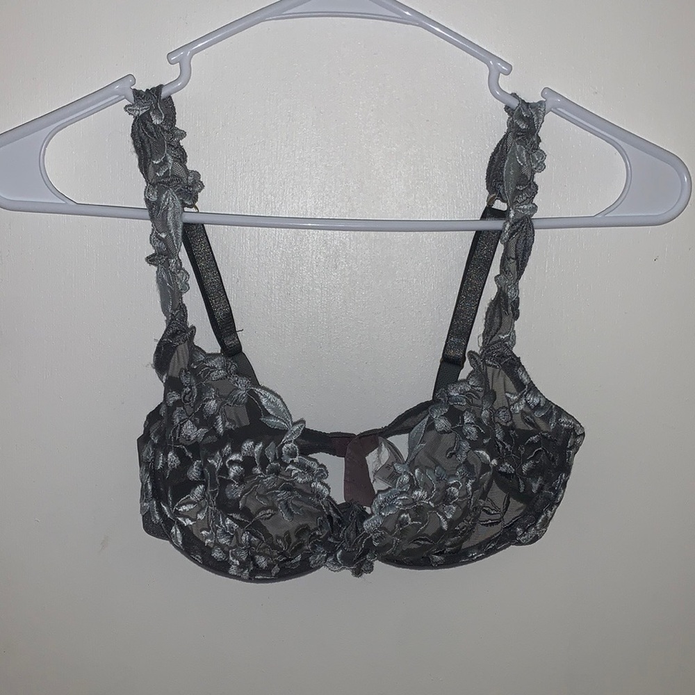 Floral Mesh Bra